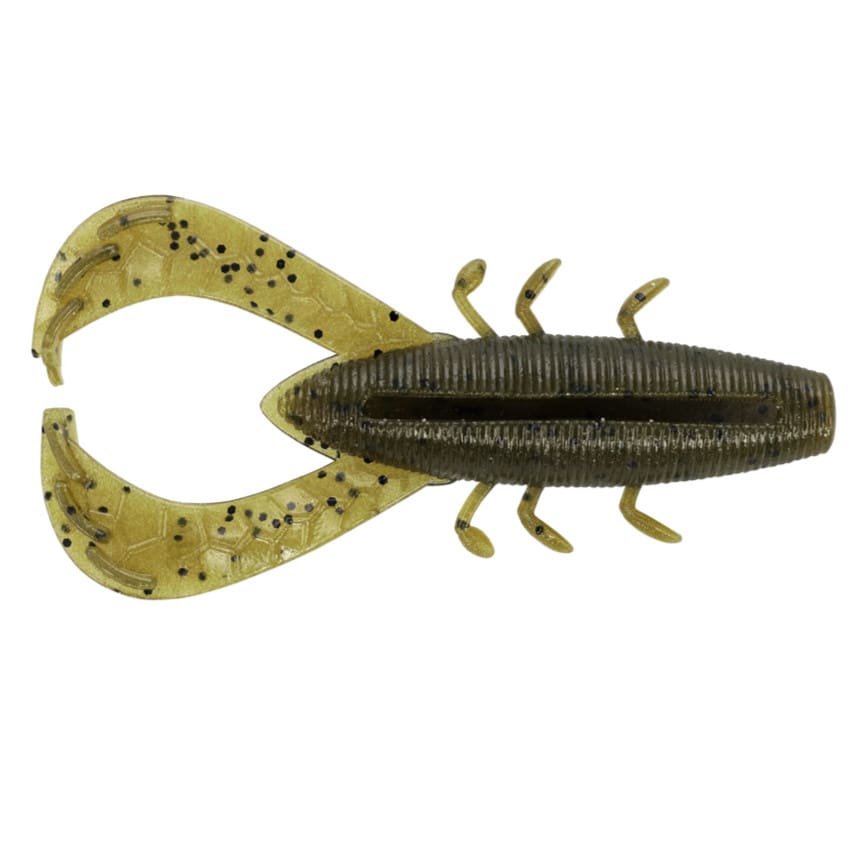 3.5" Nuki Bug | 297 - Green Pumpkin with Black Flakes